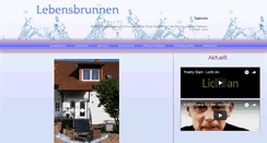 Desktop Screenshot of lebensbrunnen.com