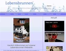 Tablet Screenshot of lebensbrunnen.com